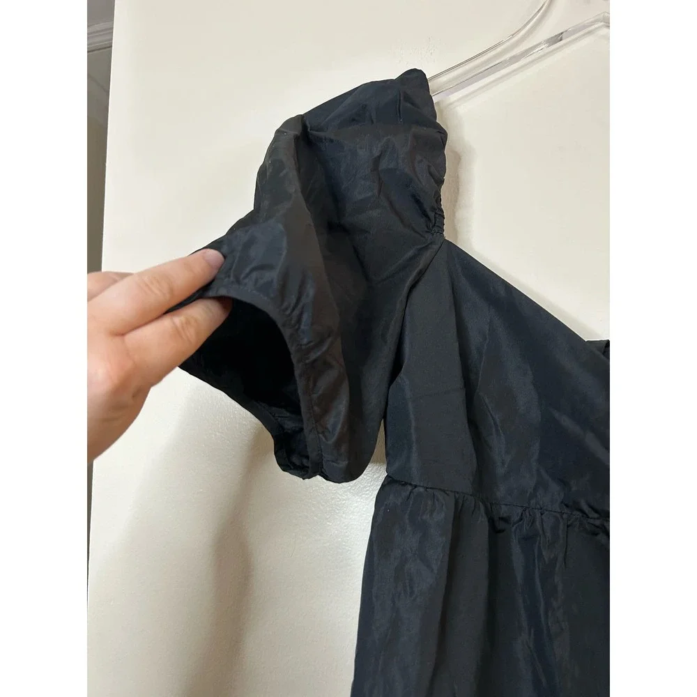 Wilfred Size Small Black Opera Dress Taffeta - Picture 3 of 9